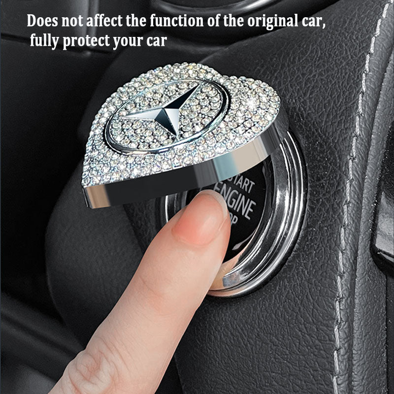 LAST SALE🔥49% OFF🔥Heart-shaped Diamond-studded One-button Start Protective Case