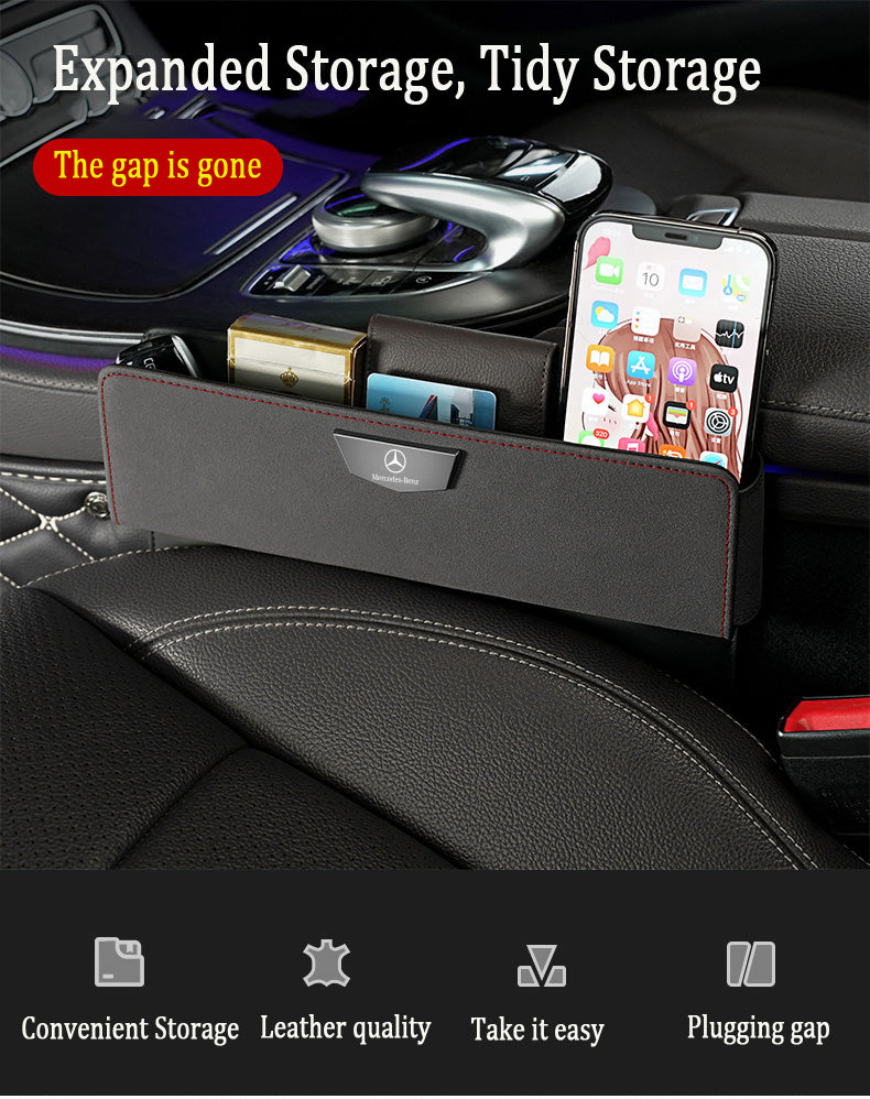 Premium Car Suede Gap Storage Box