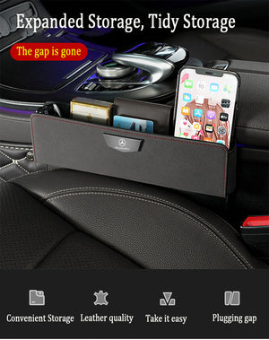 Premium Car Suede Gap Storage Box