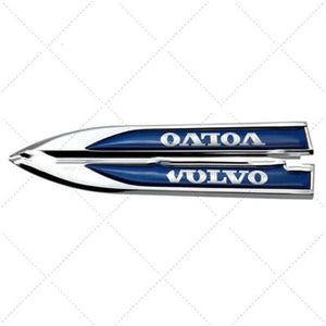 Leaf Metal Car Sticker（2PCS）