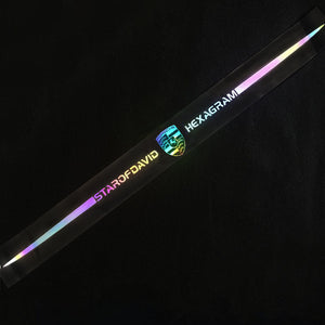 3D Colorful laser reflective car sticker ✨4PCS✨