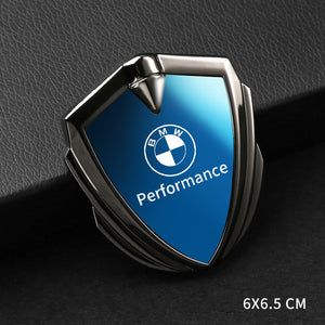 3D fashion blue mirror shield car sticker