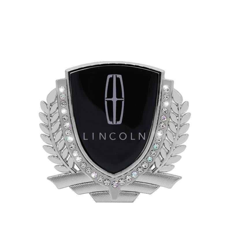3D Wheat Ear Diamond Metal Creative Car Sticker