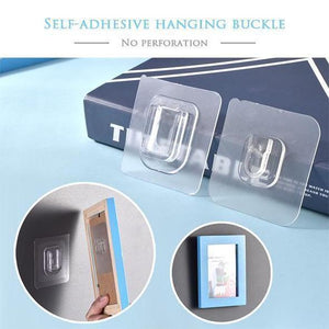Double-sided tape letter hooks 6 pairs
