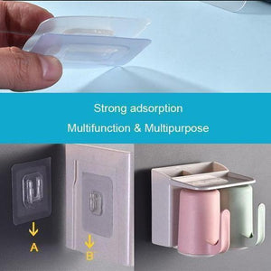 Double-sided tape letter hooks 6 pairs