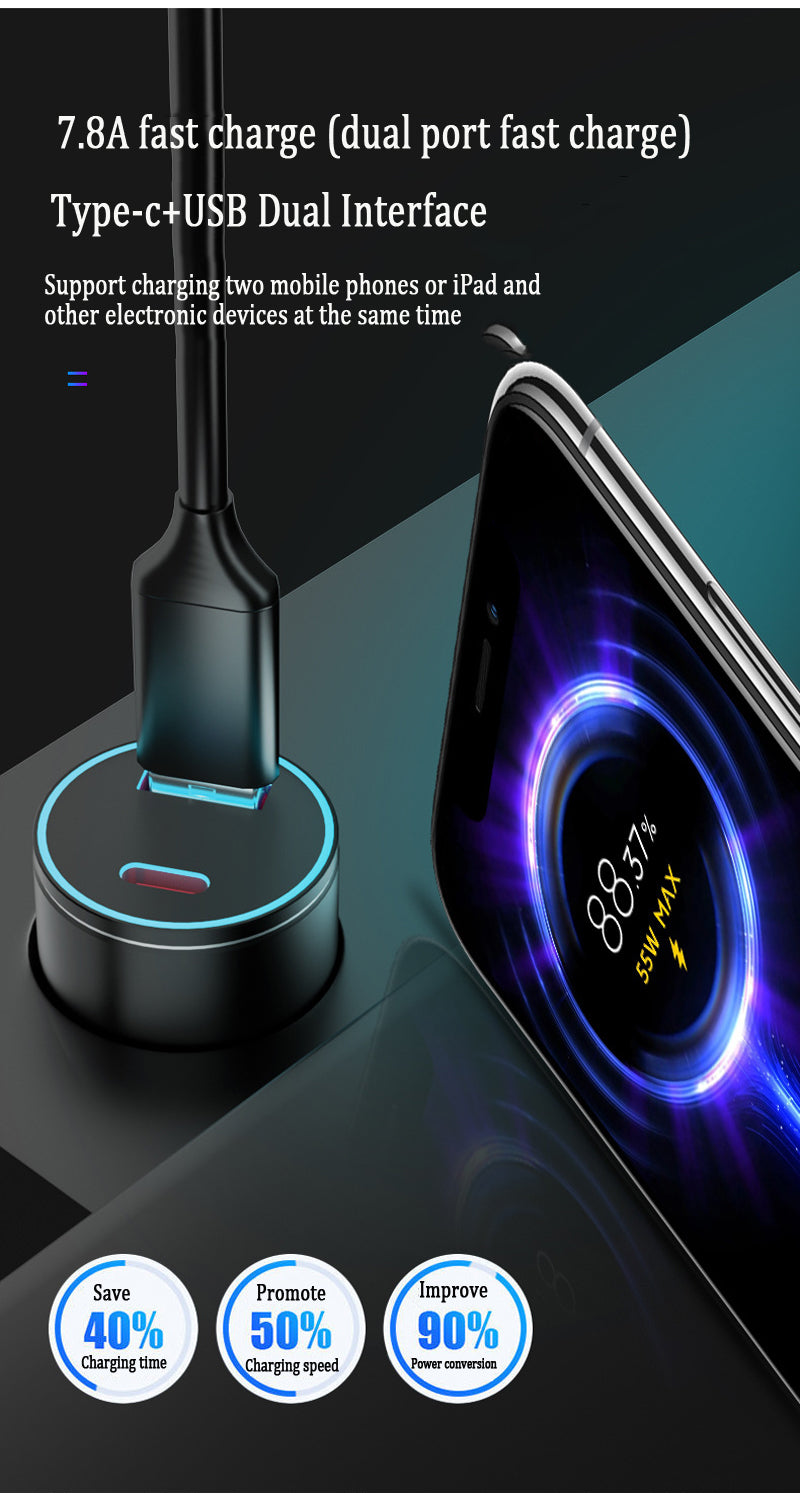 Car Cigarette Lighter Gast Charging Adapter