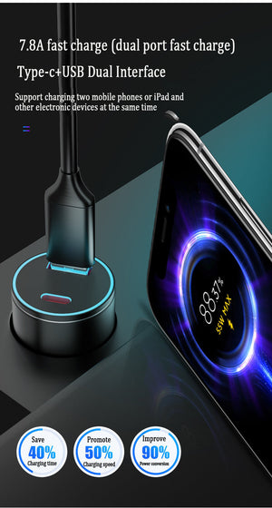 Car Cigarette Lighter Gast Charging Adapter