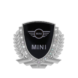 3D Wheat Ear Diamond Metal Creative Car Sticker