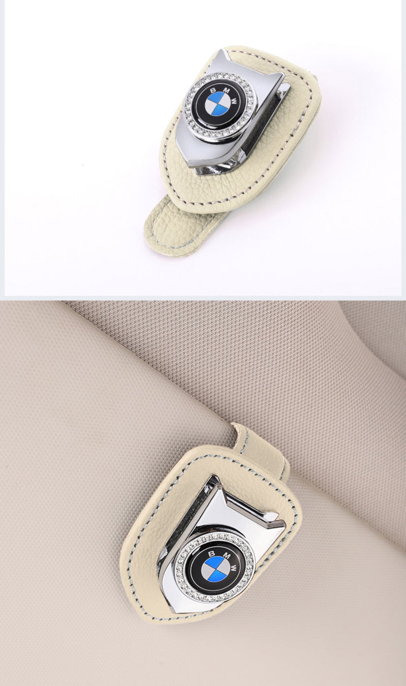 Diamond-studded Multifunctional Car Glasses Holder