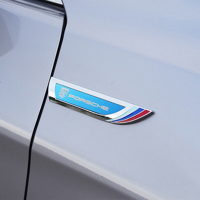 Three-dimensional Mirror Metal Fender Car Sticker✨2-pcs✨