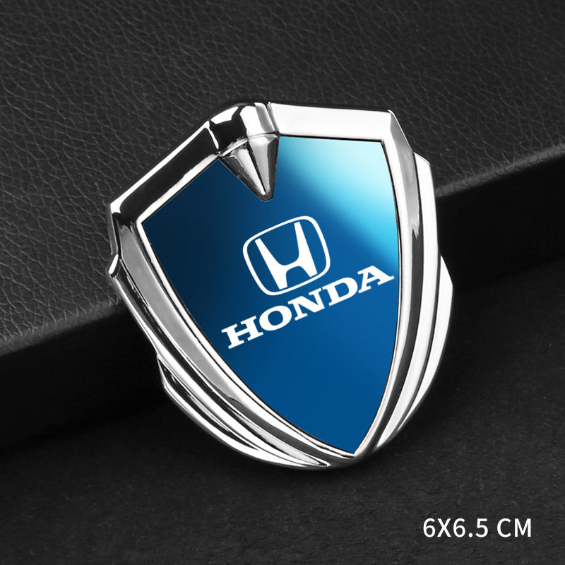3D fashion blue mirror shield car sticker