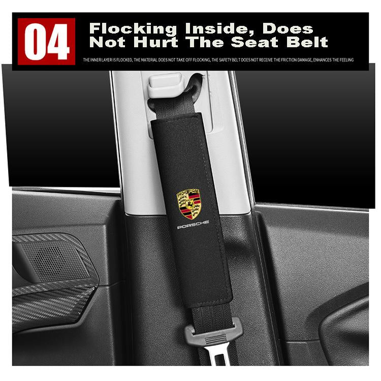 Car Seat Belt Suede Shoulder Protector