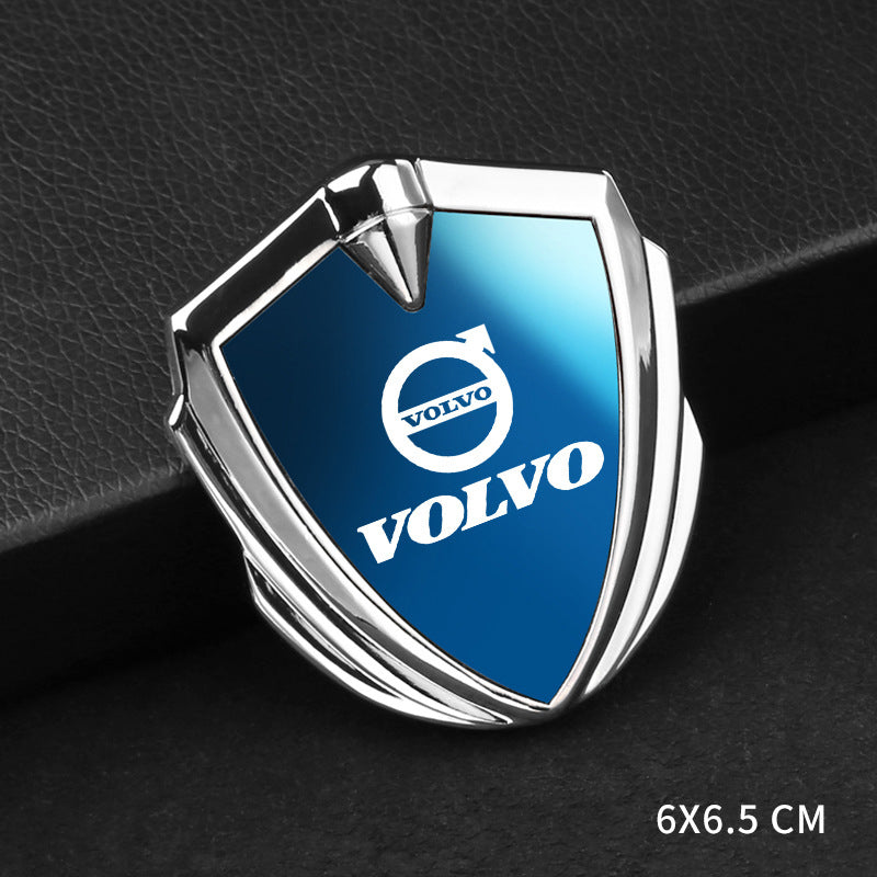 3D fashion blue mirror shield car sticker