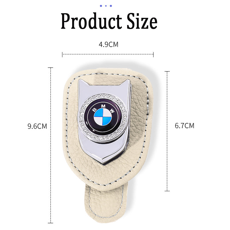 Diamond-studded Multifunctional Car Glasses Holder
