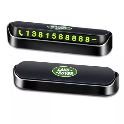 Magnetic Fluorescent Parking Number Plate