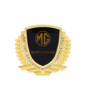 3D Wheat Ear Diamond Metal Creative Car Sticker