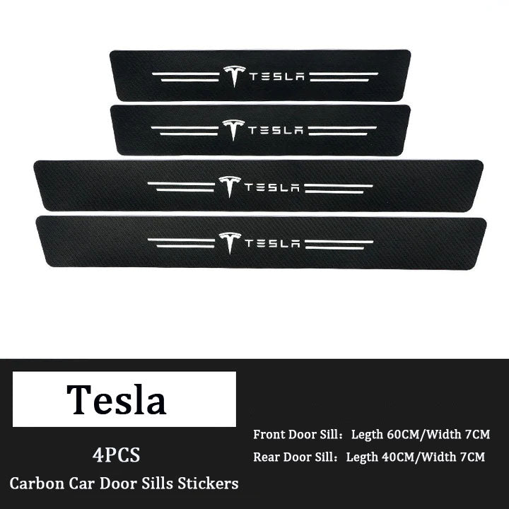 Carbon Car Door Sills Stickers( 4PCS )