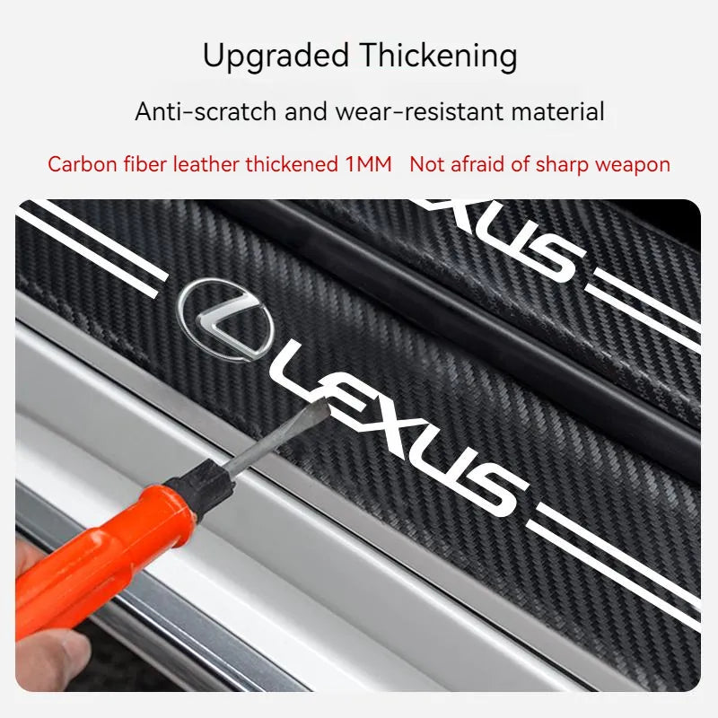 Carbon Car Door Sills Stickers✨9PCS ✨