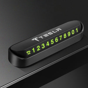 Magnetic Fluorescent Parking Number Plate
