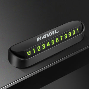 Magnetic Fluorescent Parking Number Plate