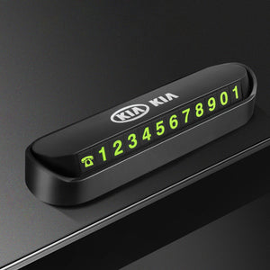 Magnetic Fluorescent Parking Number Plate
