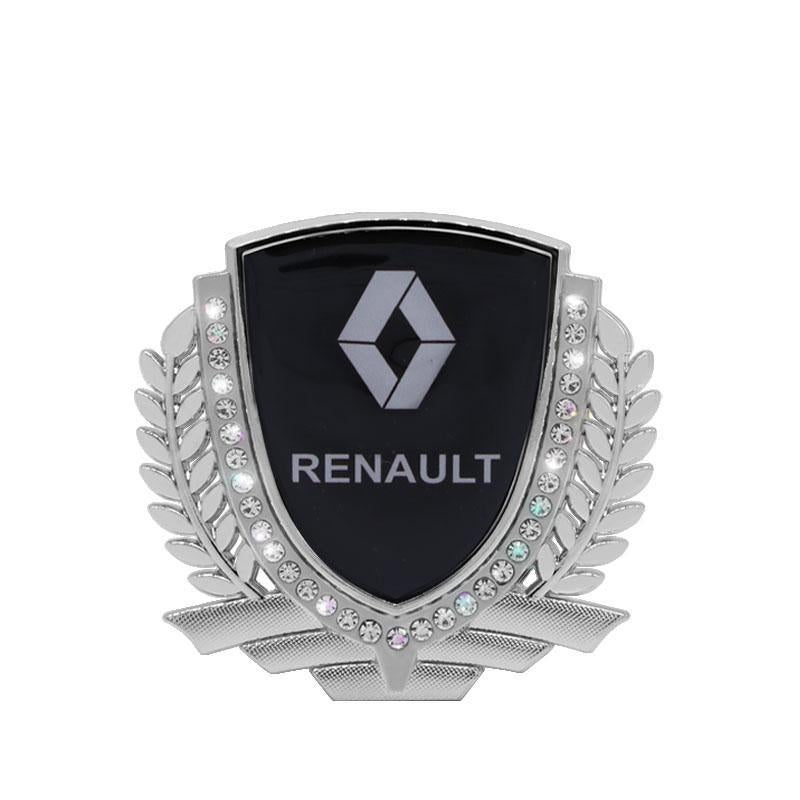 3D Wheat Ear Diamond Metal Creative Car Sticker