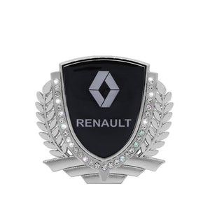 3D Wheat Ear Diamond Metal Creative Car Sticker