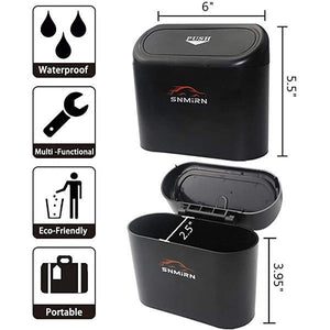 Portable car trash can