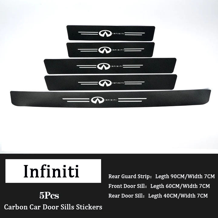 Carbon Car Door Sills Stickers( 4PCS )