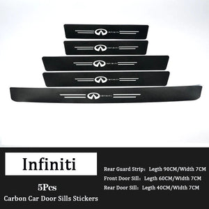 Carbon Car Door Sills Stickers( 4PCS )