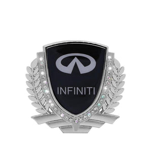 3D Wheat Ear Diamond Metal Creative Car Sticker