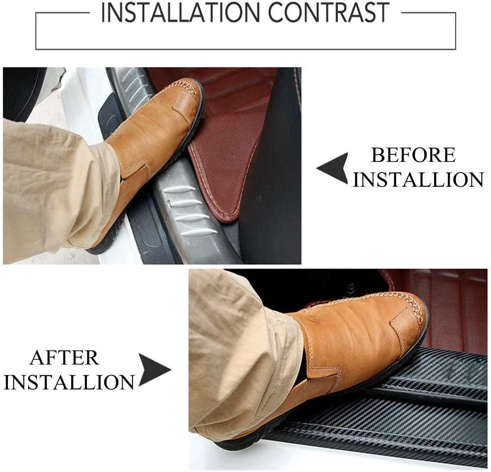 Carbon Car Door Sills Stickers( 4PCS )