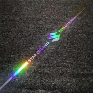 3D Colorful laser reflective car sticker ✨4PCS✨