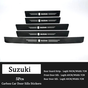 Carbon Car Door Sills Stickers( 4PCS )