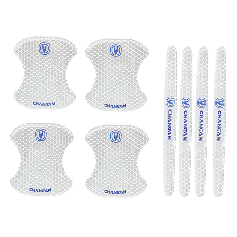 Reflective - Car Door Bowl Handle Anti-Scratch Damage Protector(8PCS)