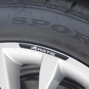 3D Personality Wheel Metal Car Sticker ( 4PCS )
