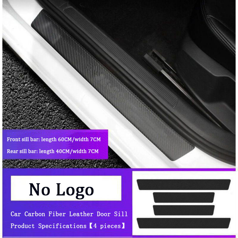 Carbon Car Door Sills Stickers( 4PCS )