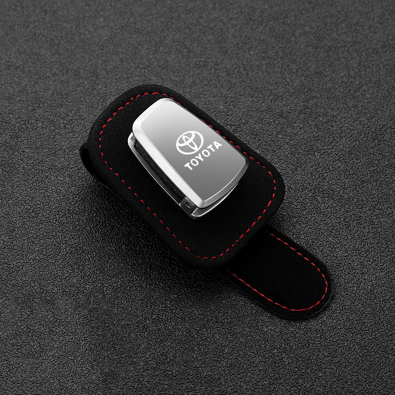 Vehicle-mounted Diamond-studded Multi-function Glasses Holder