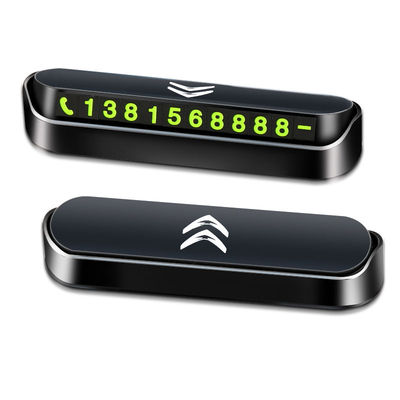Magnetic Fluorescent Parking Number Plate