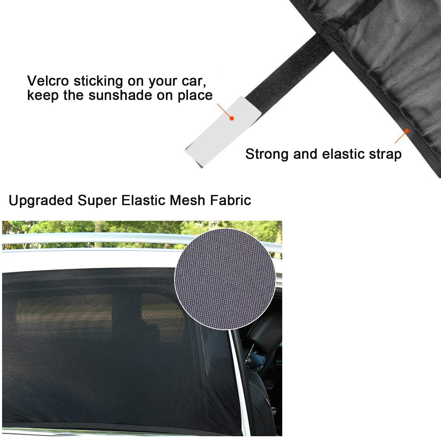 MLLOOK® Universal Car Window Screens