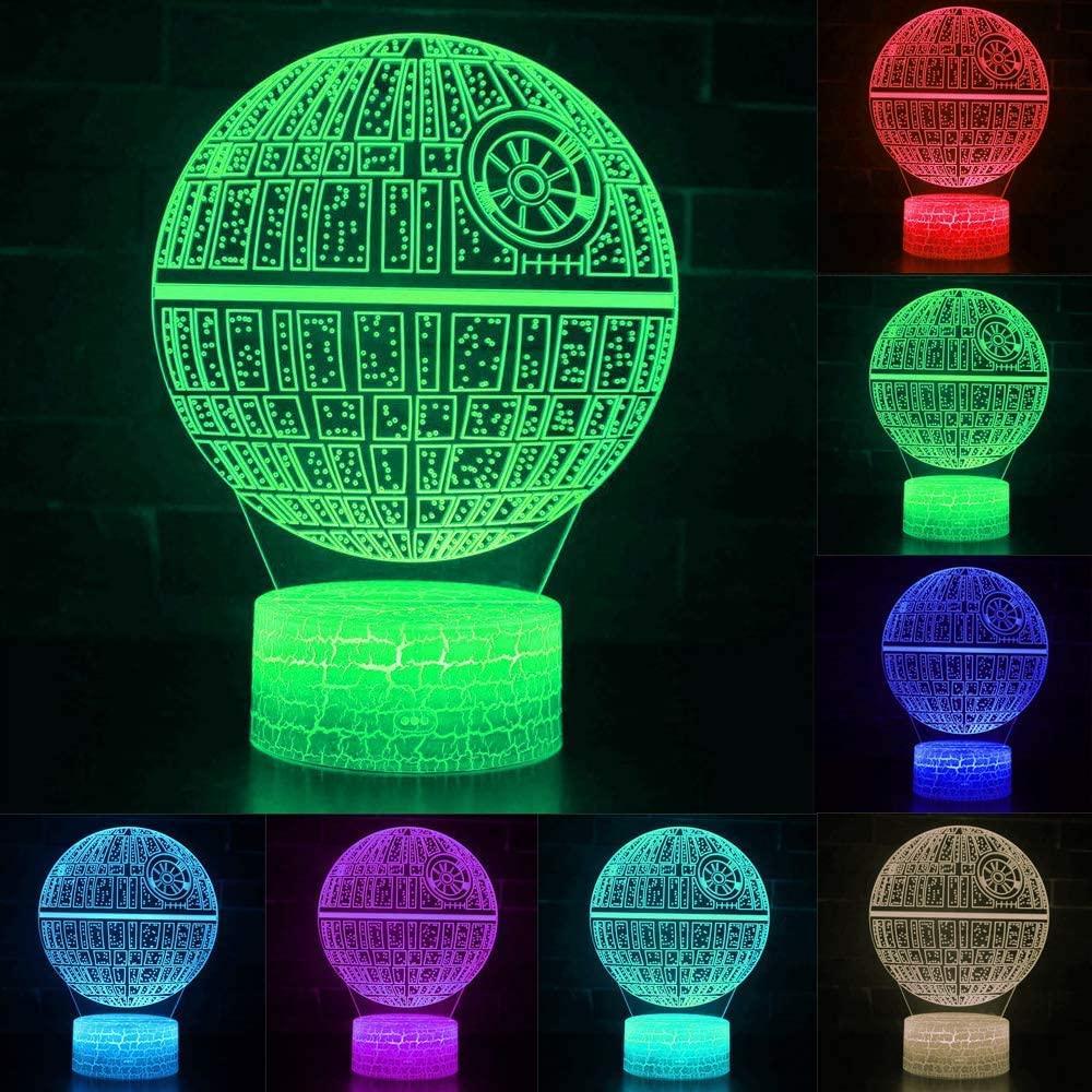 TEBOCR 3D Star Wars Creative LED Night Light