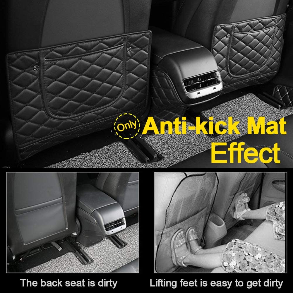 Anti-kick pad for car back