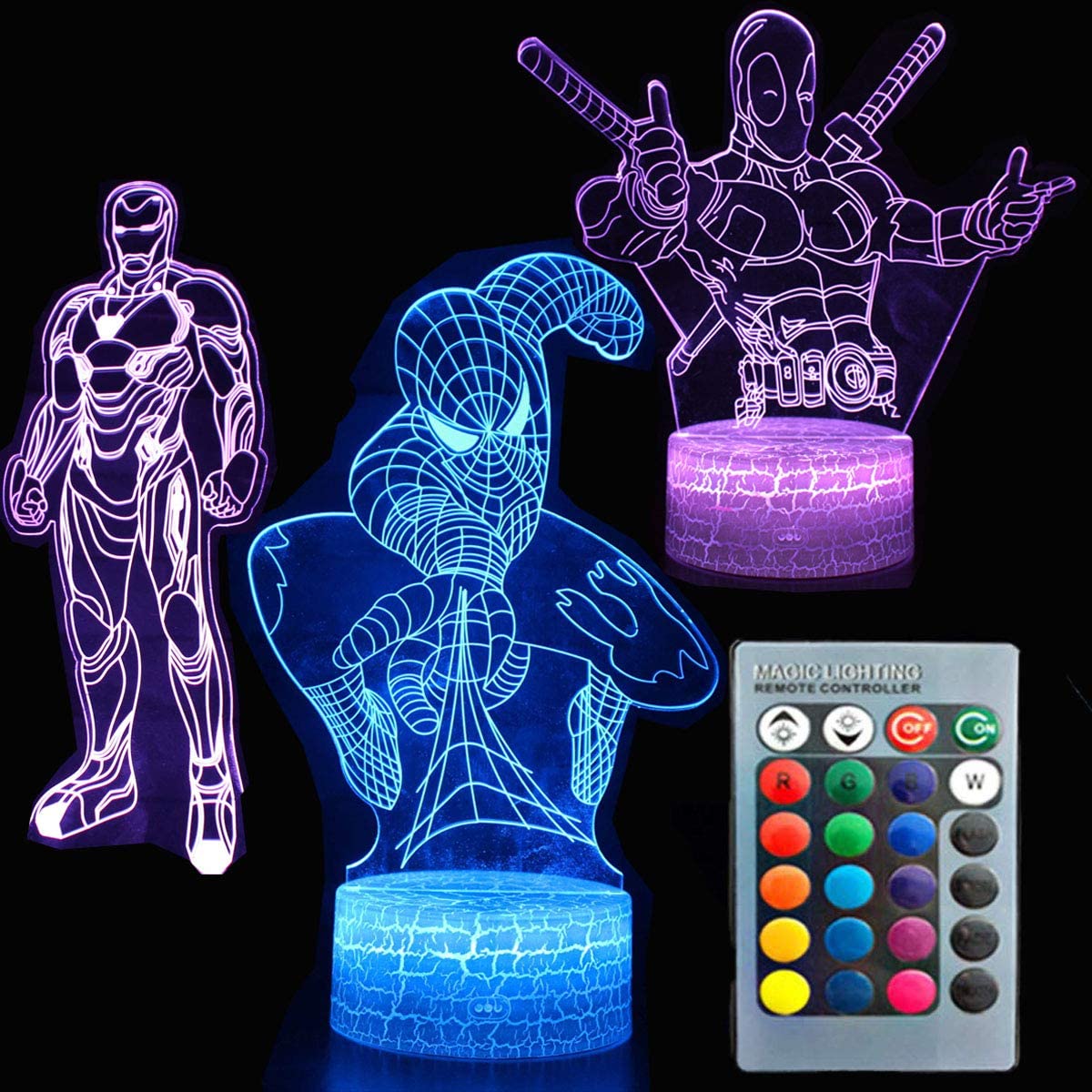 TEBOCR 3D Star Wars Creative LED Night Light