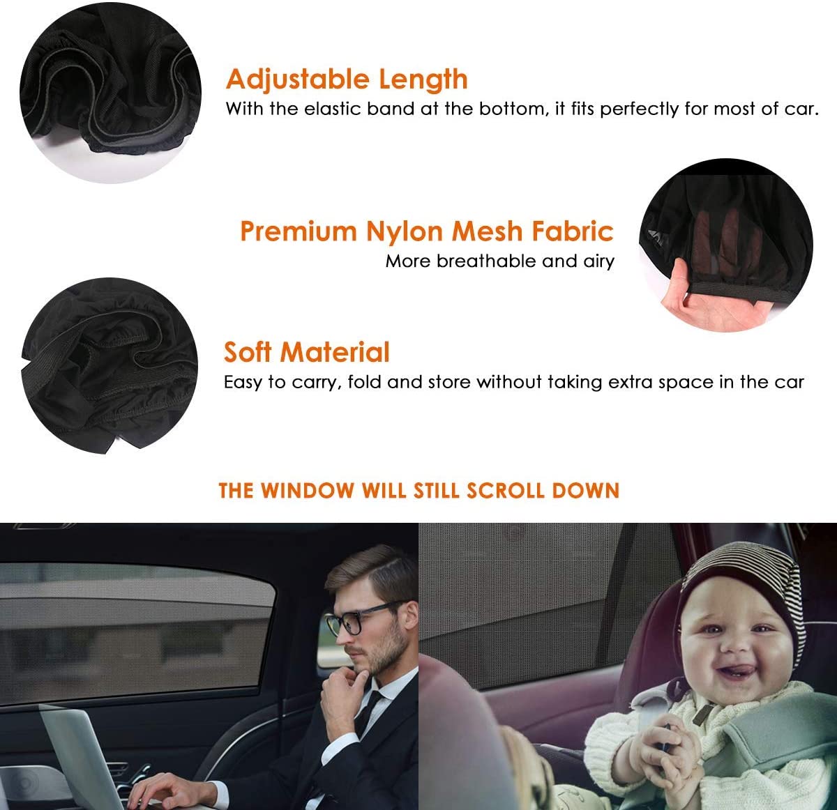 MLLOOK® Universal Car Window Screens