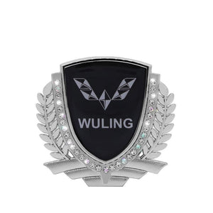 3D Wheat Ear Diamond Metal Creative Car Sticker