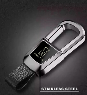 High-end Genuine Leather Car Keychain