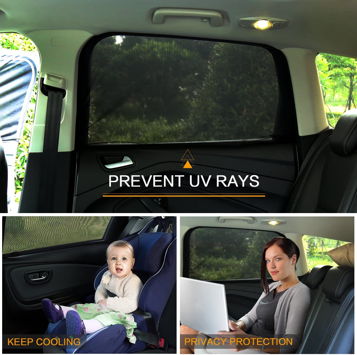 MLLOOK® Universal Car Window Screens