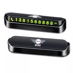 Magnetic Fluorescent Parking Number Plate