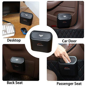 Portable car trash can