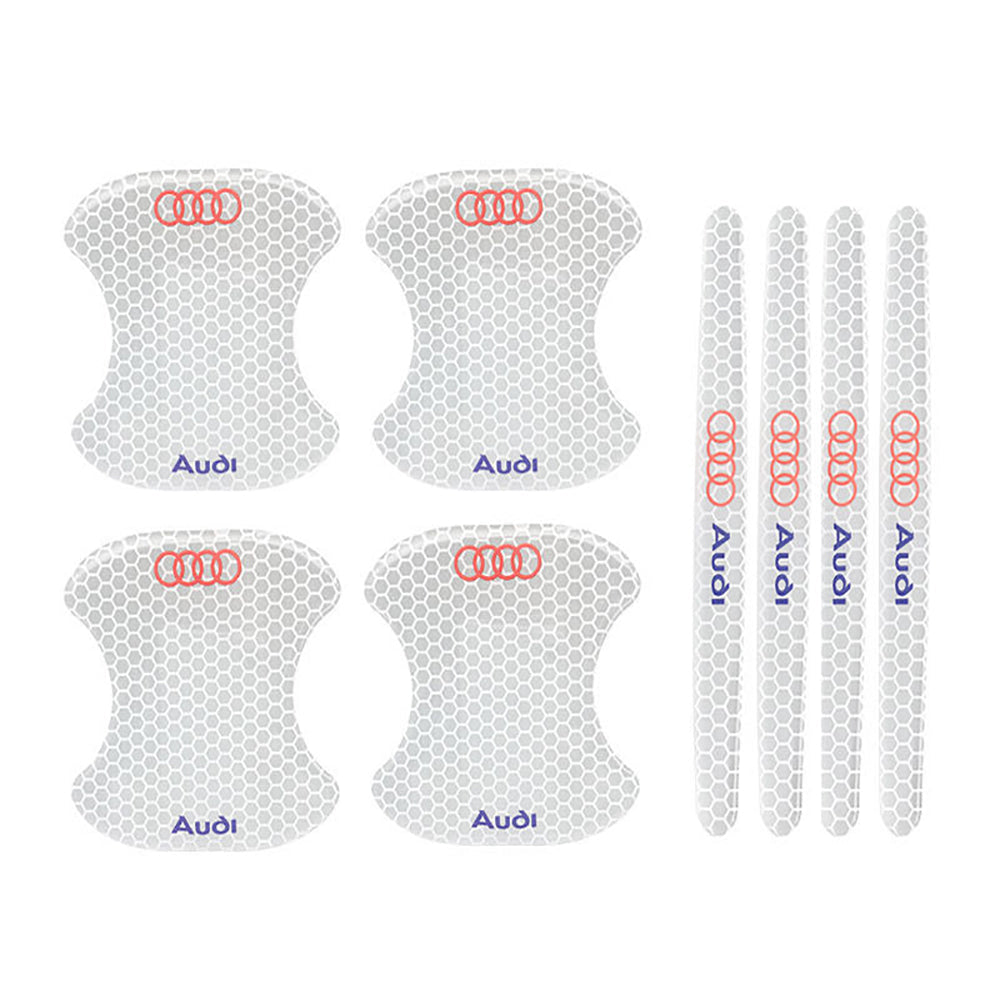 Reflective - Car Door Bowl Handle Anti-Scratch Damage Protector(8PCS)
